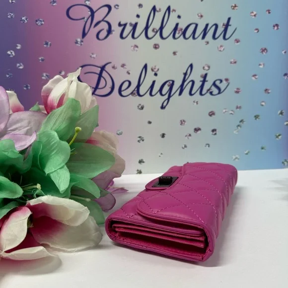 💖SUPER SALE QUILTED LONG FLAP WALLET - Picture 3 of 8